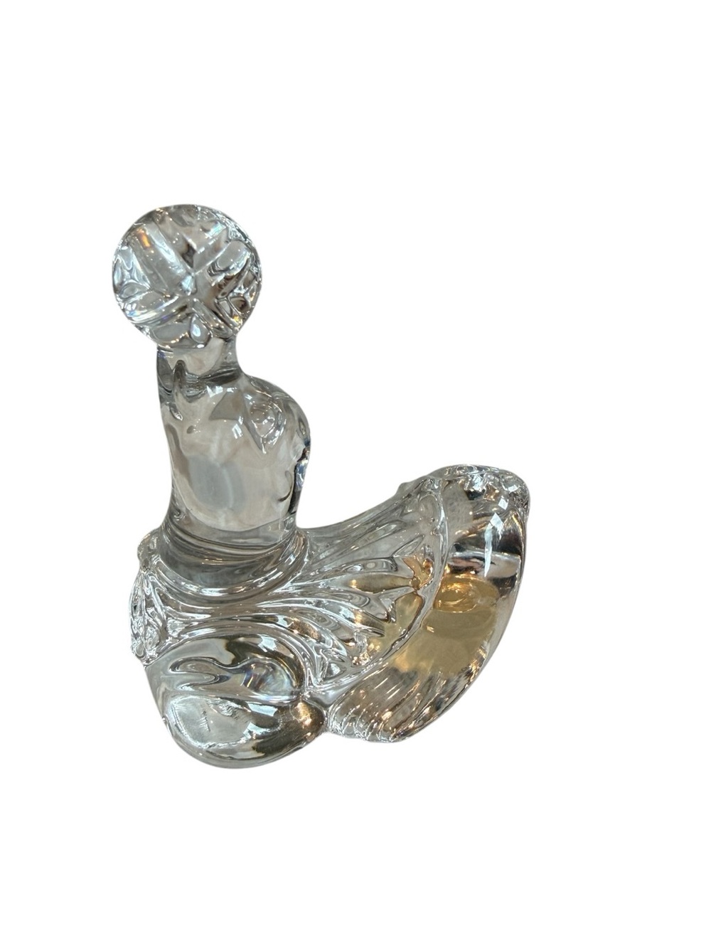 Princess House seal balancing ball Crystal lead